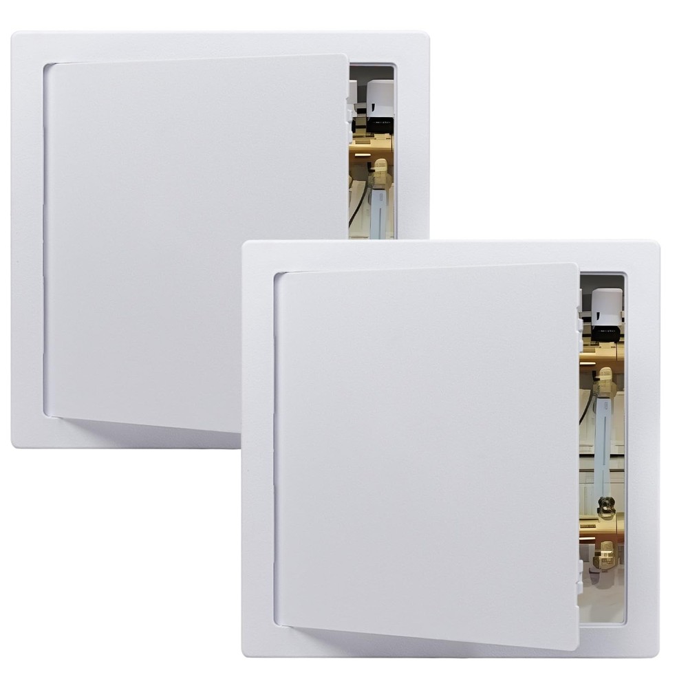 Donext Access Plumbing Panel for Drywall Ceiling, 14x14 in 2 PC Plastic Access D