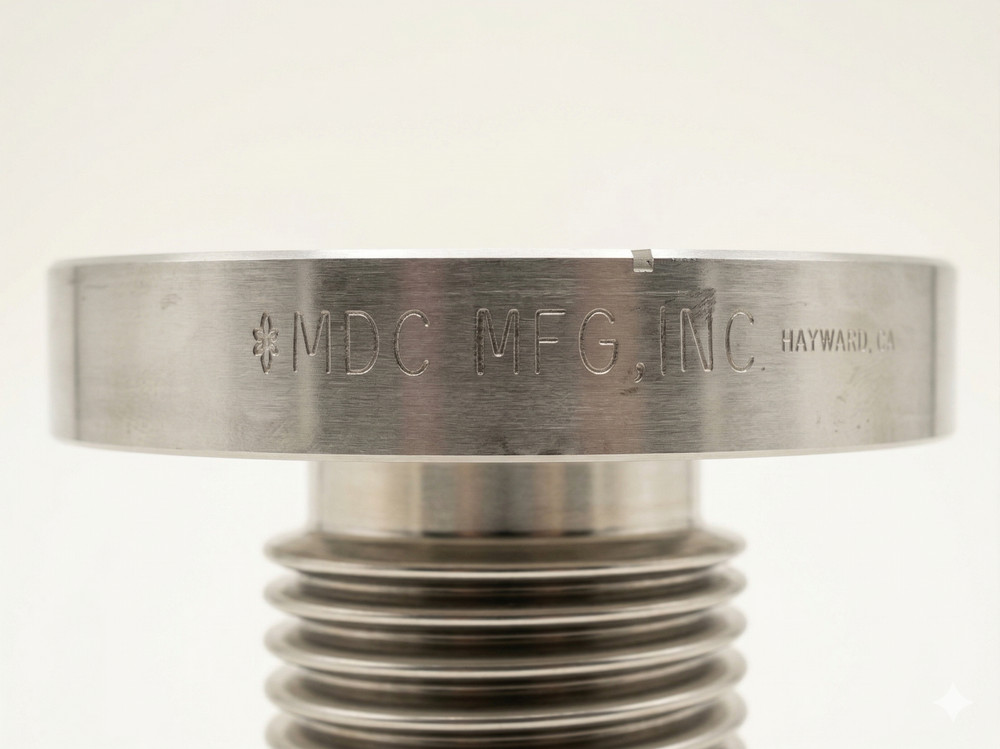 MDC | 4.5" CF FLEXIBLE COUPLING | 5.75" OAL BELLOWS | CONFLAT | DN63CF