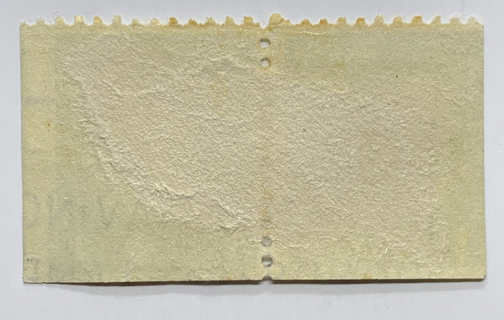 1938-1939 US 1C WASHINGTON STAMP PAIR WITH MISCUT ERROR RIGHT SIDE