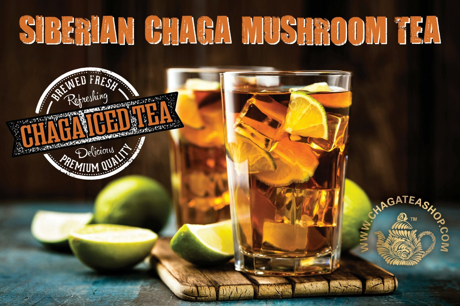 All Natural Siberian Chaga Whole Mushroom Chunks Wild Harvested