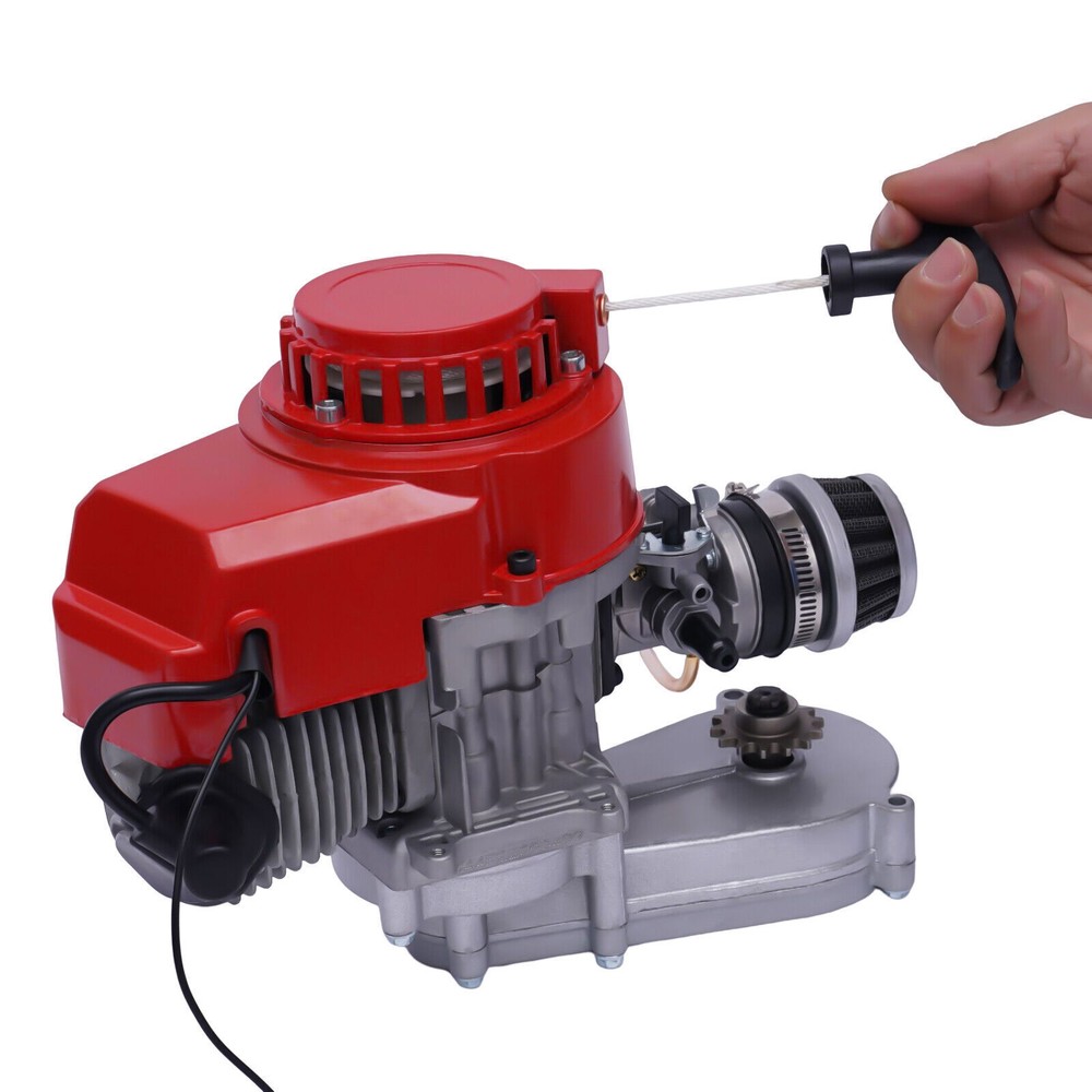 2-Stroke 49cc Racing Engine Motor Pull Start Engine For Pocket /Mini Dirt Bikes