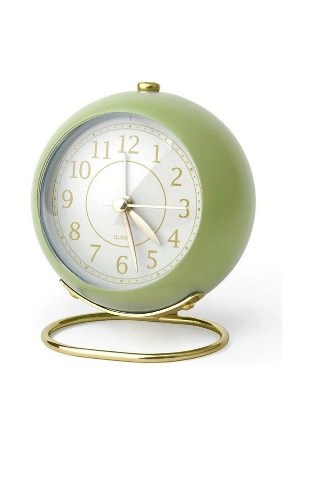 Elegant Chic Light Green Desk Clock