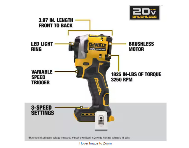 DEWALT DCK240C2 20V Impact Driver Combo Kit