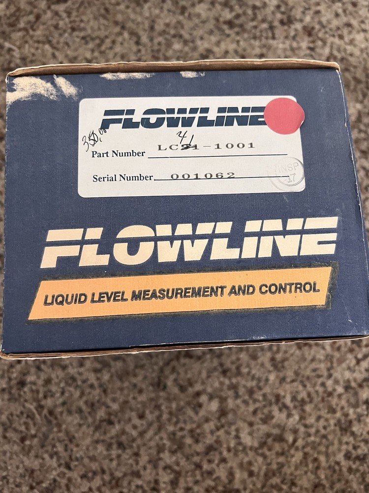 Flowline LC41-1001 Electromechanical Single Point Level Switch Relay Panel Mount