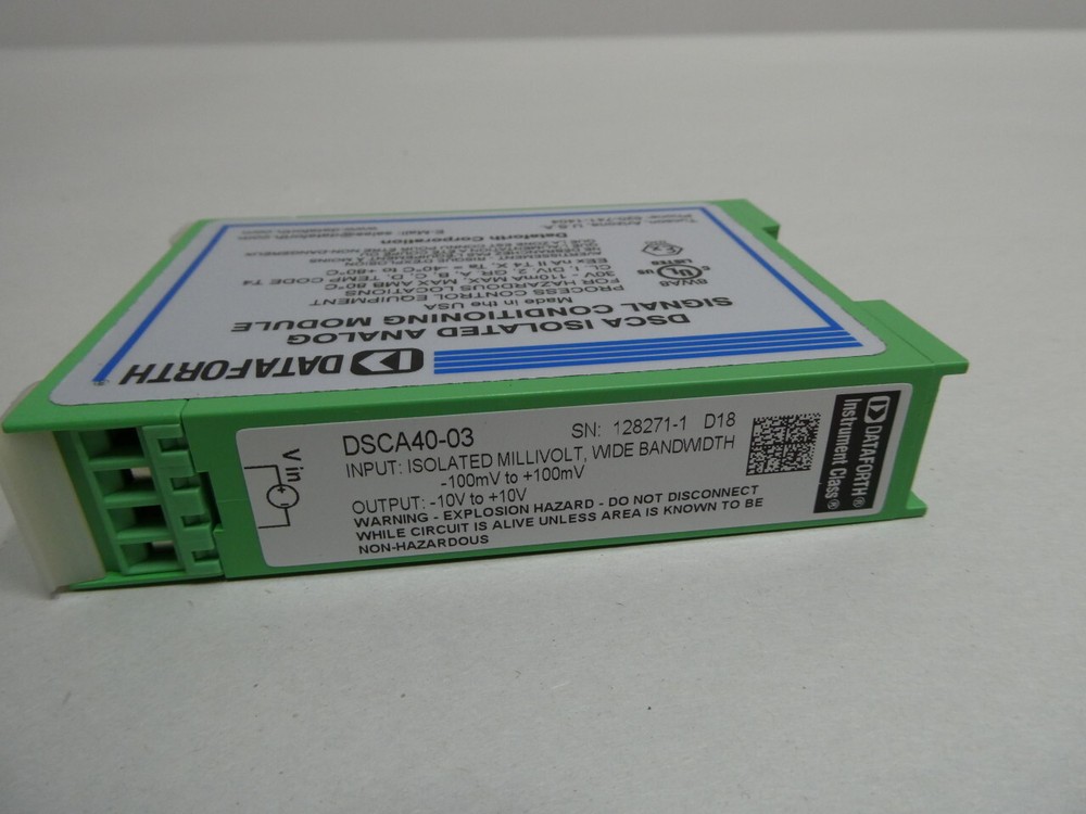 Dataforth DSCA40-03 Dsca Isolated Analog Signal Conditioner Module