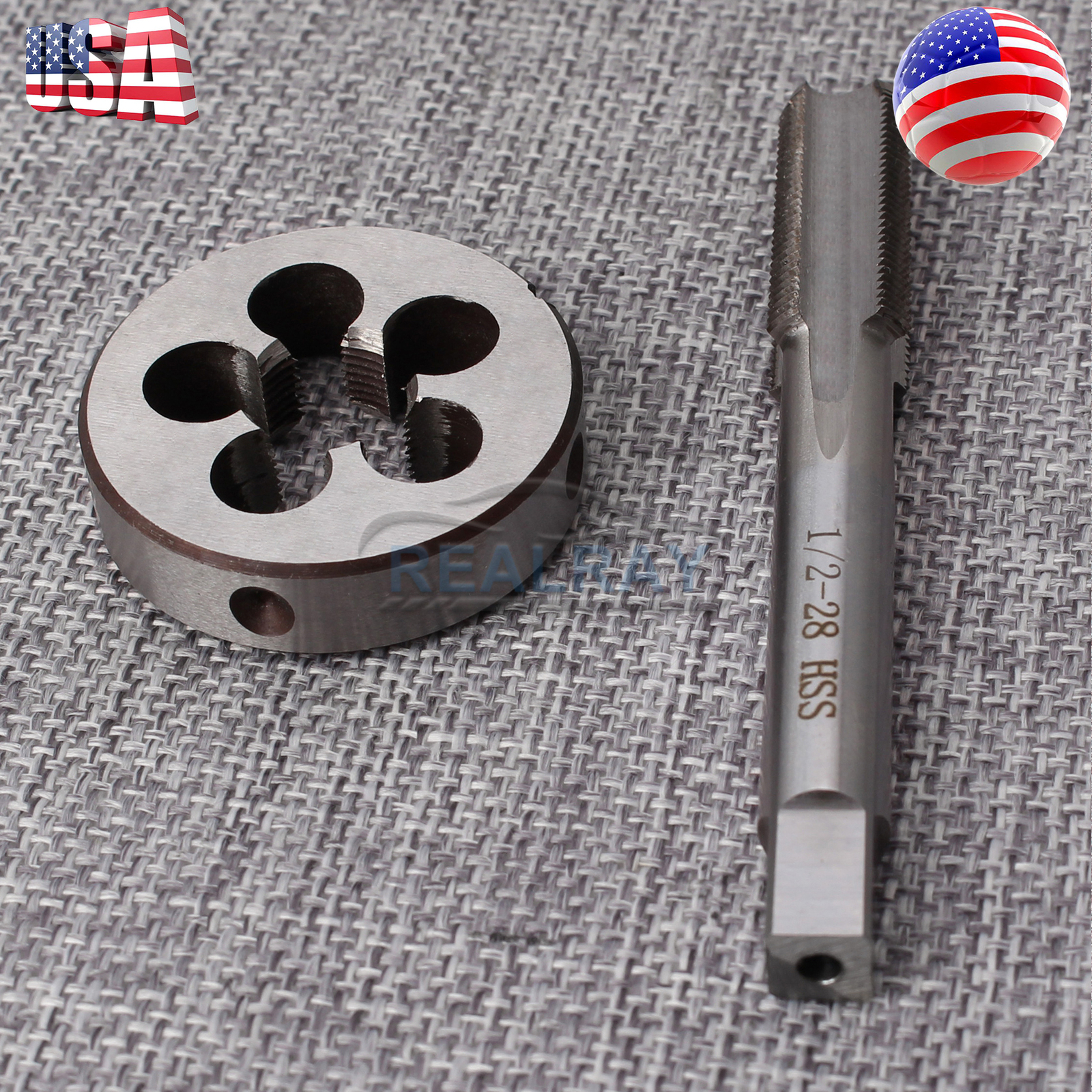 1/2"-28 Gunsmithing Tap and Die Set High Quality (1/2" x 28) 22LR 223 5.56 9mm