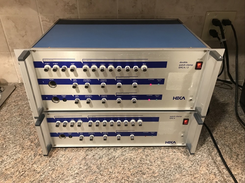 HEKA EPC 9/2 DOUBLE PATCH CLAMP W/ EPC 9 PATCHCLAMP VERS.C