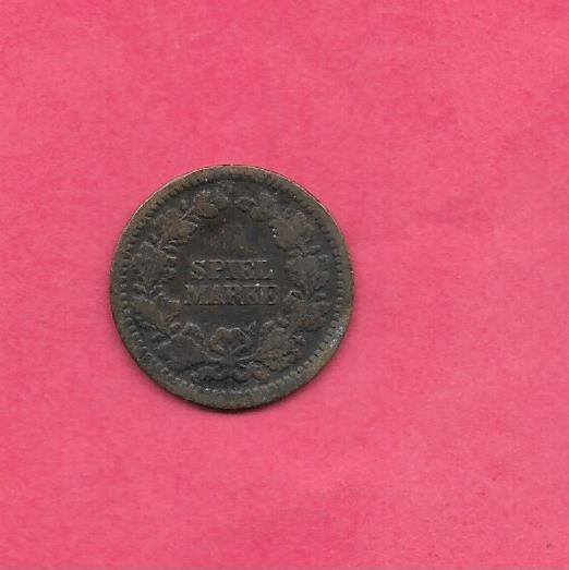 SPEEL MARKA EAGLE BRASS OLD ANTIQUE CIRCULATED TOKEN