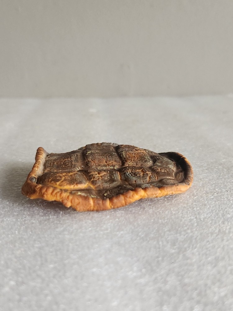 Artificial Rubber Turtle Shell Life-like • 3"×2⅞"