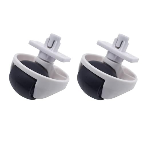 Front Caster Replacement Compatible with Roborock S & E Series – 2 Pack Snap