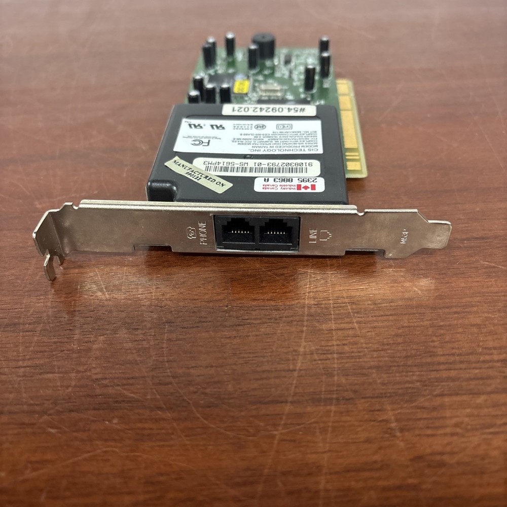CIS Technology Modem PCI Card