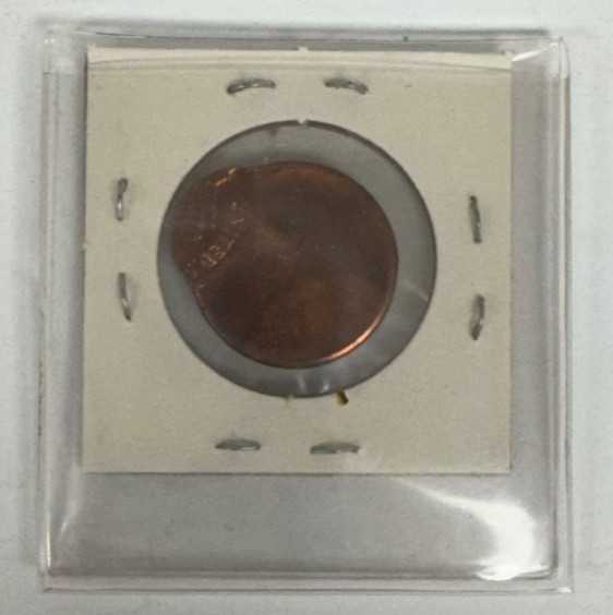 Off Center Stuck Lincoln Error Penny