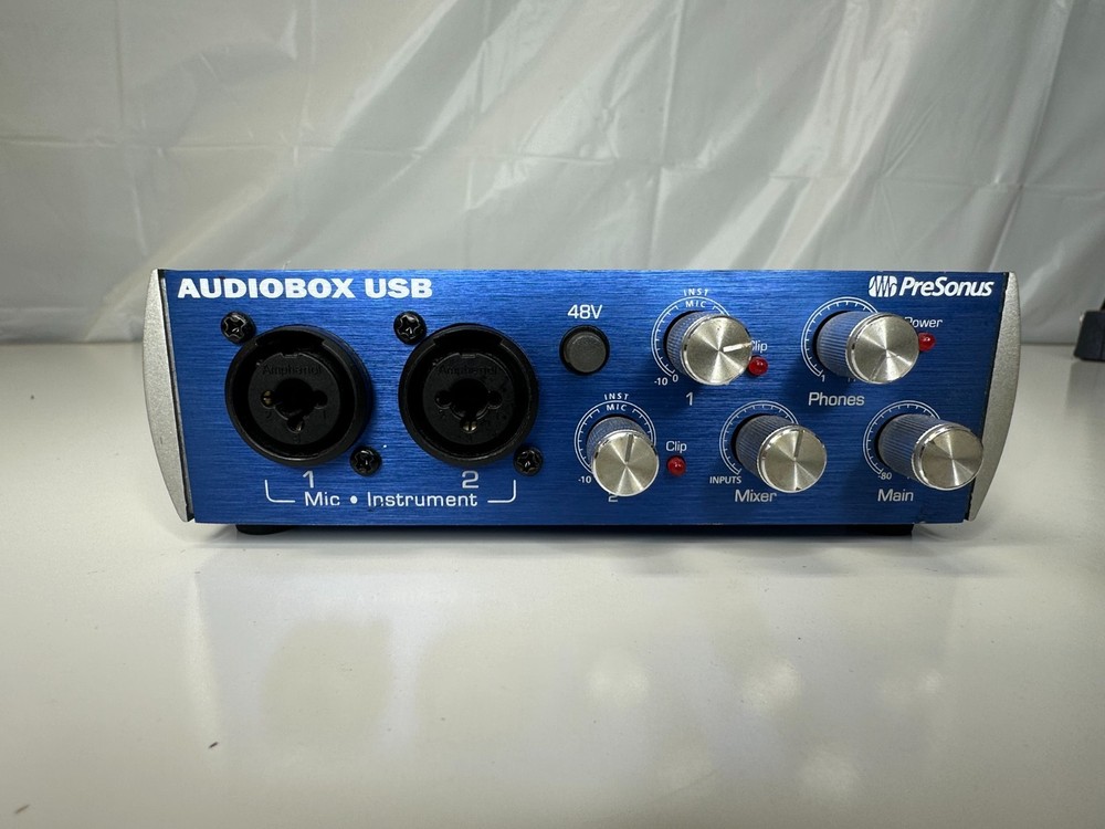 PreSonus AudioBox USB Audio Interface 2-Channel Untested AS-IS