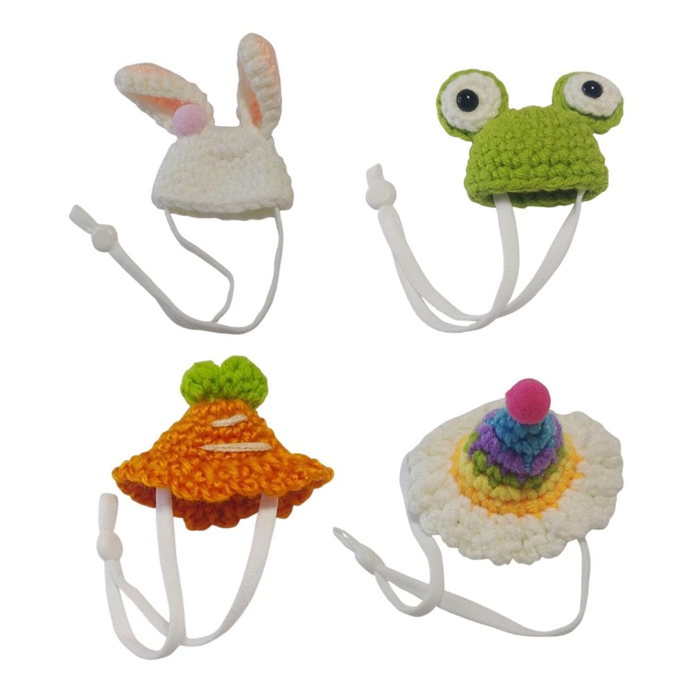 Small Animals Hat Hamster Hat Decorative Adjustable Tiny Hat Headgear for