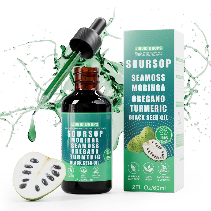 Vyxion Soursop Bitters Liquid Drops - Immunity, Liver, Gut & Antioxidant 60ml