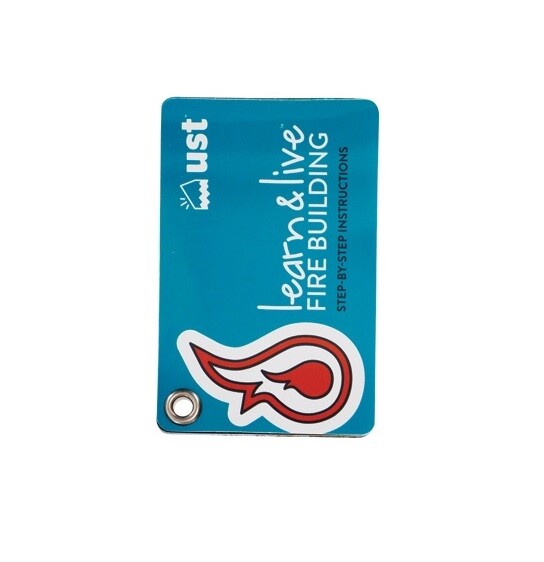 UST Live and Learn Fire Starting Kit Reference Guide Sparkforce Light-Me Tinder