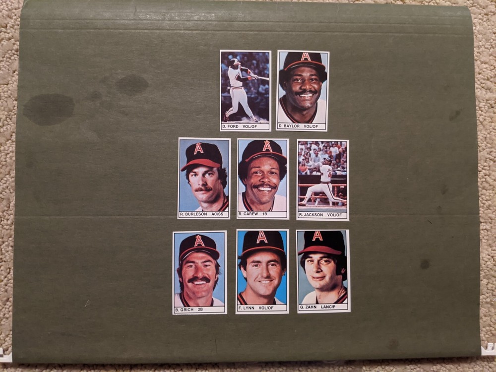 U Pick - 1982 All-Star Game Program Insert "Common Players"