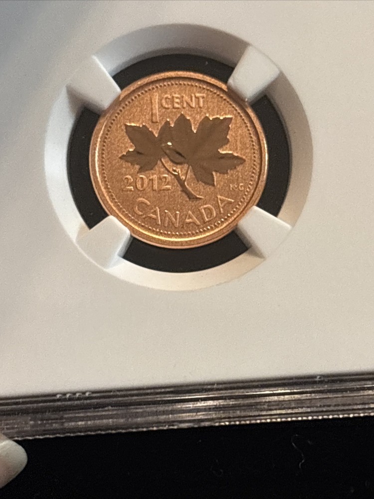 2012 Canada Penny Ngc Sp68 Red 1C