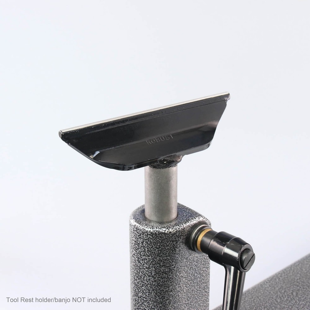 Robust, Low Profile Tool Rest, 6" Wide, Long Post, Authorized Seller
