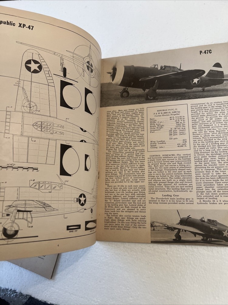 Air Age Technical Library Warplane Research Lockheed,Hellcat, Thunderbolt WwII