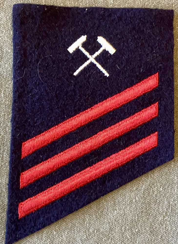 US Navy Rate Shipfitter Fireman Striker E-3 rank Patch USN SFFN