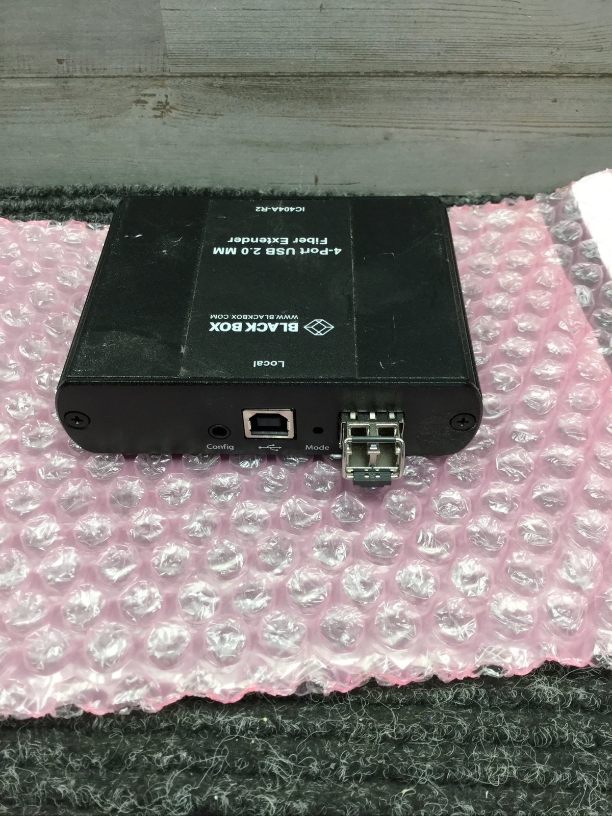 Used Black Box 4 Port USB Multimode Fiber Extender IC404A