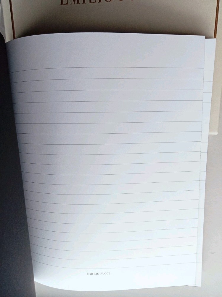 Stunning Emilio Pucci Lambskin Covered Lined Notebook