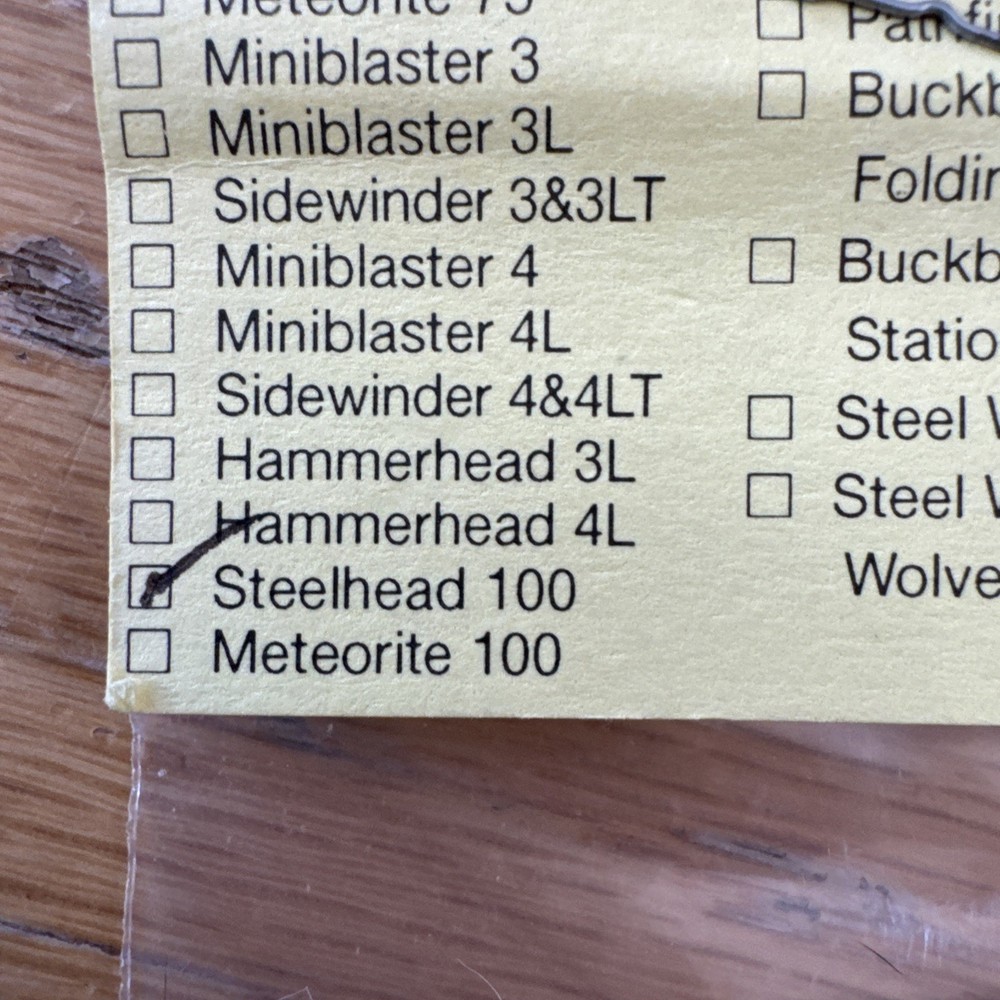 Rocket Aeroheads Replacement Blades Steelhead 100