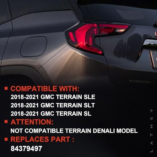 Tail Light Outer Compatible with GMC Terrain 2018 2019 2020 2021 Driver Left