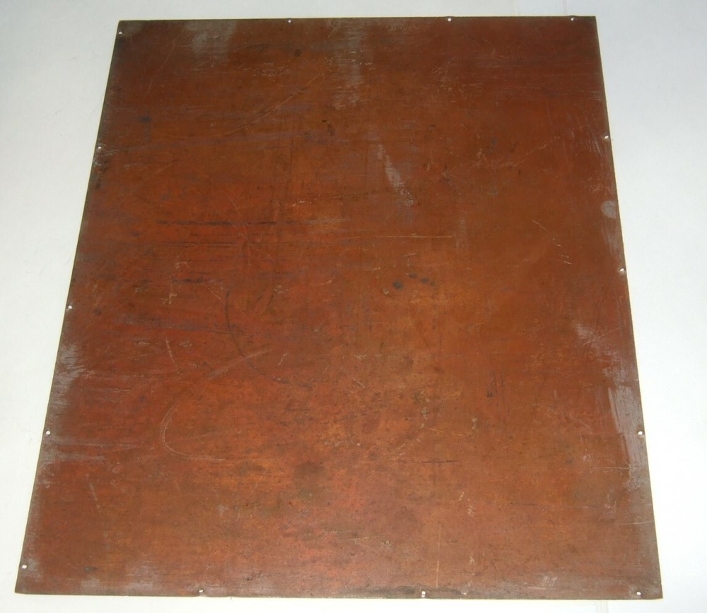 Architectural Copper Engraving Artist Signed 1918 Building