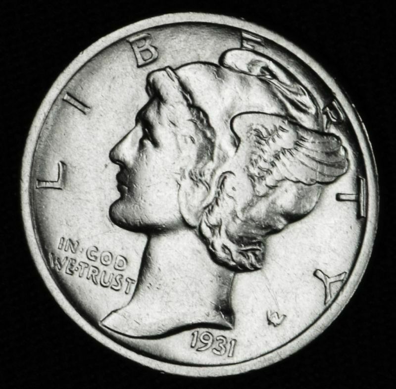 1931-s Mercury Dime.        High Grade   (Inventory A)