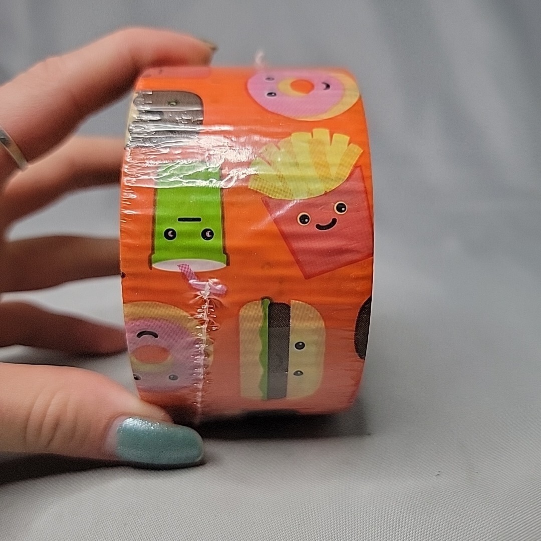 Scotch Pattern Duct Tape 3M 1.88 Inch X 10 Yards Food Frenzy