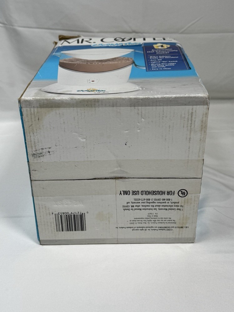 Mr. Coffee Cocomotion HC4 Automatic Hot Chocolate Maker 4 Cup CLEAN - TESTED