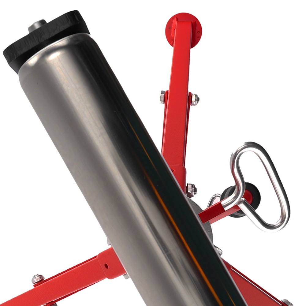 Adjustable Height Roller Jack Stand 2500lbs 27.6-52in Triangular Base Steel