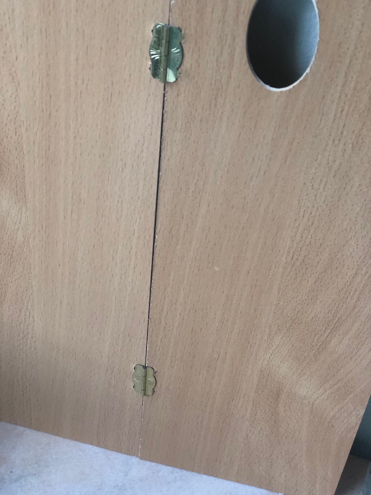 Foldable Wooden Oil Painting Artist Palette, Hinged, Travel Art Palette