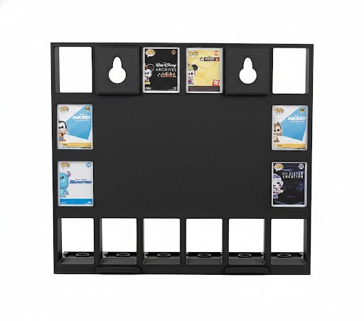 Marvel BITTY Pop Display (Holds 16) 3D Printed