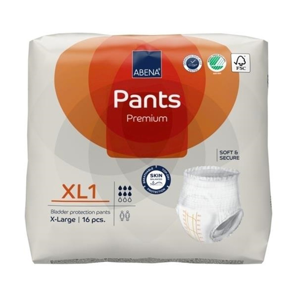 Abena Disposable Underwear X-Large 16 Ct