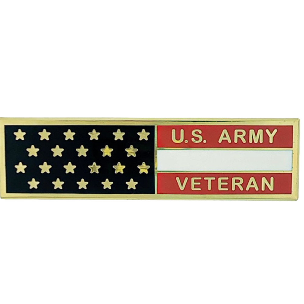 Army Veteran Flag Lapel Pin