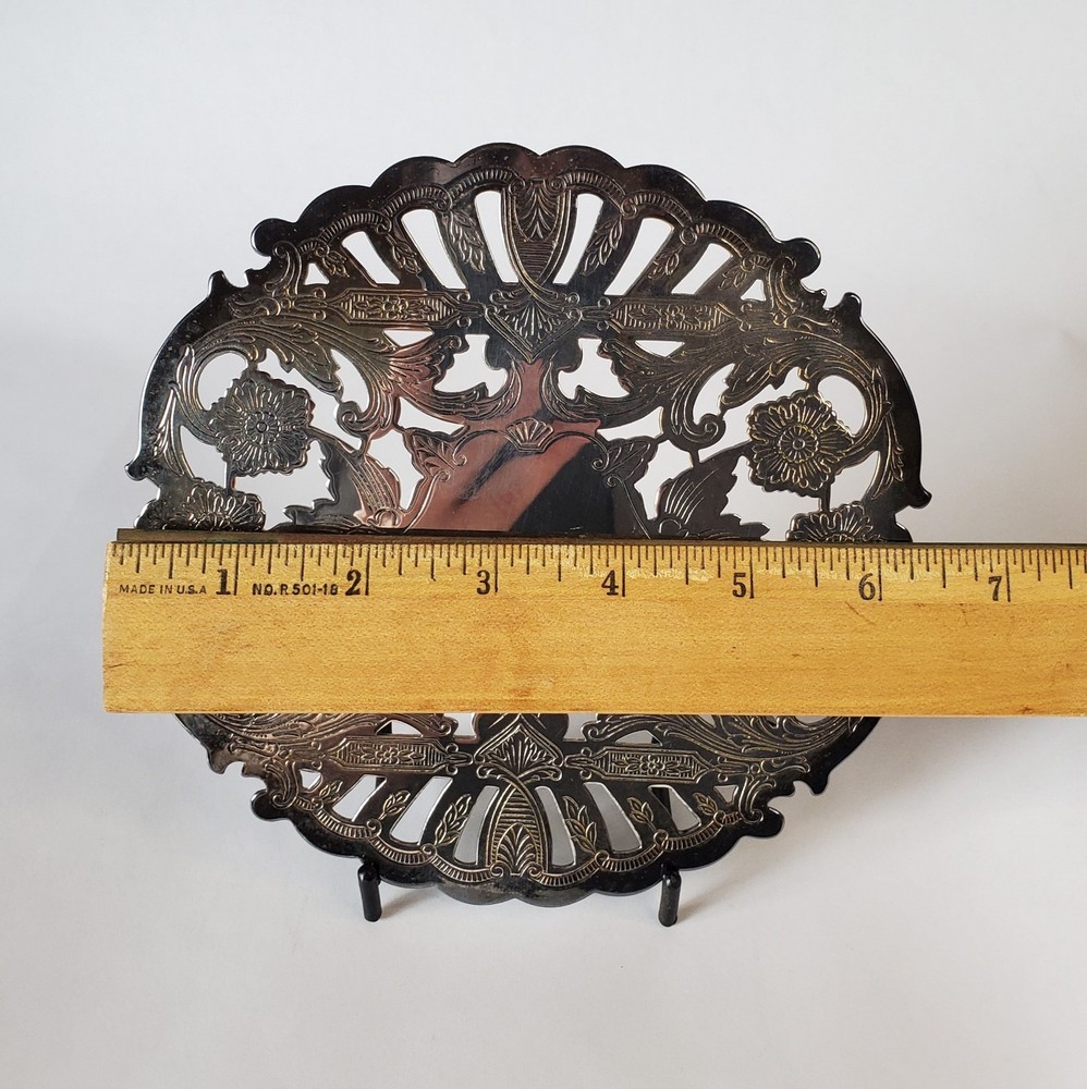 Silver Plated Wallace Trivet Pot Holder