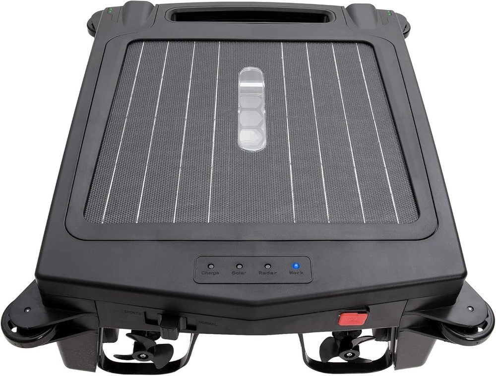 Solar Automatic Robotic Pool Skimmer Surface Cleaner Dual Mode Obstacle Avoidanc