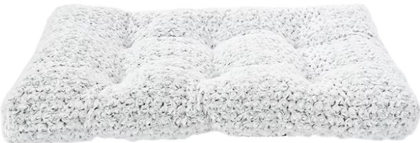 Heart & Herd Rectangular Gray Crate Polyester Pillow Dog Bed ( Medium )