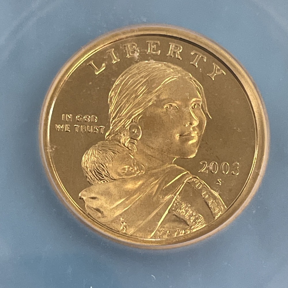 2003 S Sacagawea Dollar ICG PR70 DCAM