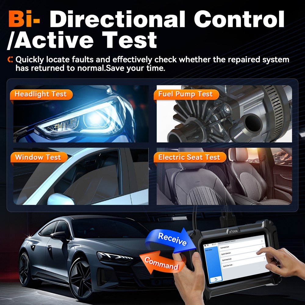 XTOOL IP500 For Dodge, Jeep, Chrysler Full System Diagnostic Tool OBD2 Scanner