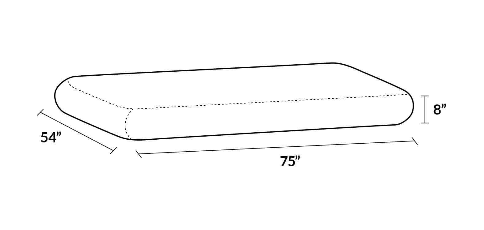 CordaRoy's Bean Bag Full Size Corduroy