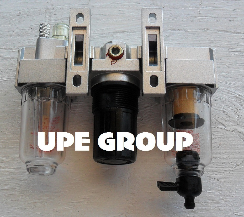 1/4" MINI COMBINATION PARTICULATE FILTER MOISTURE TRAP LUBRICATOR REGULATOR