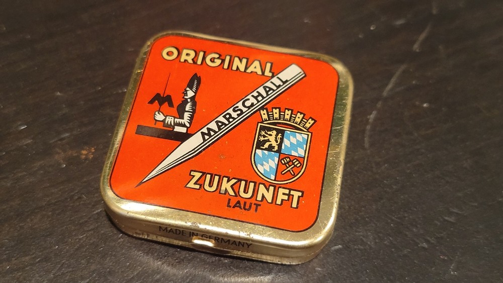 Gramophone phonograph needle Tin Marschall Empty