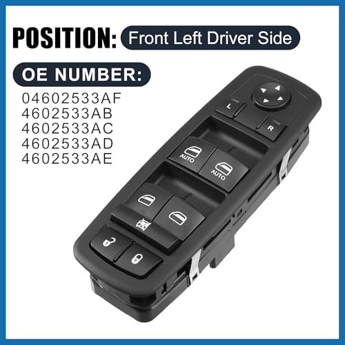 Front Left Driver Side Power Window Switch
