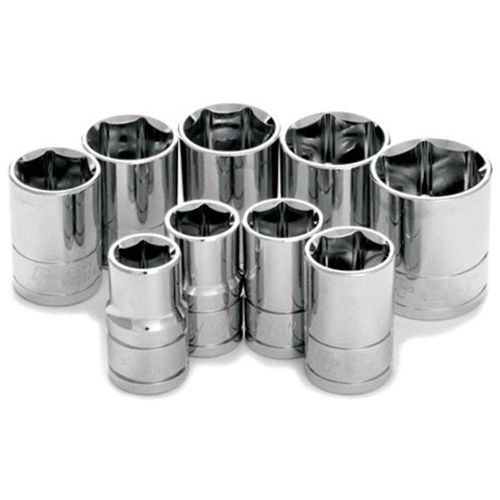 Performance Tool 1/2" DR SAE Socket Set - 9-Piece W32002
