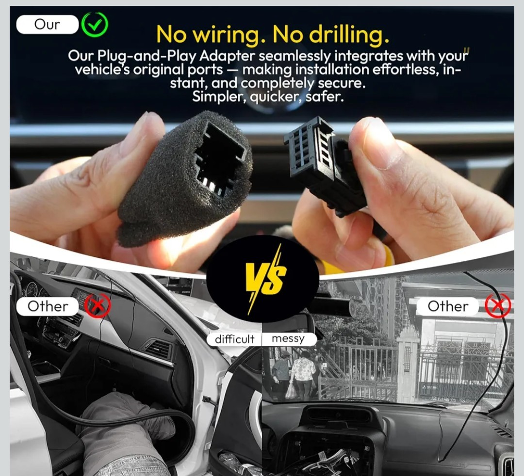 4K Dash Cam fit for Toyota RAV4 2022-2025 LE Limited SE & More, 2160p HD, 5.8Wif