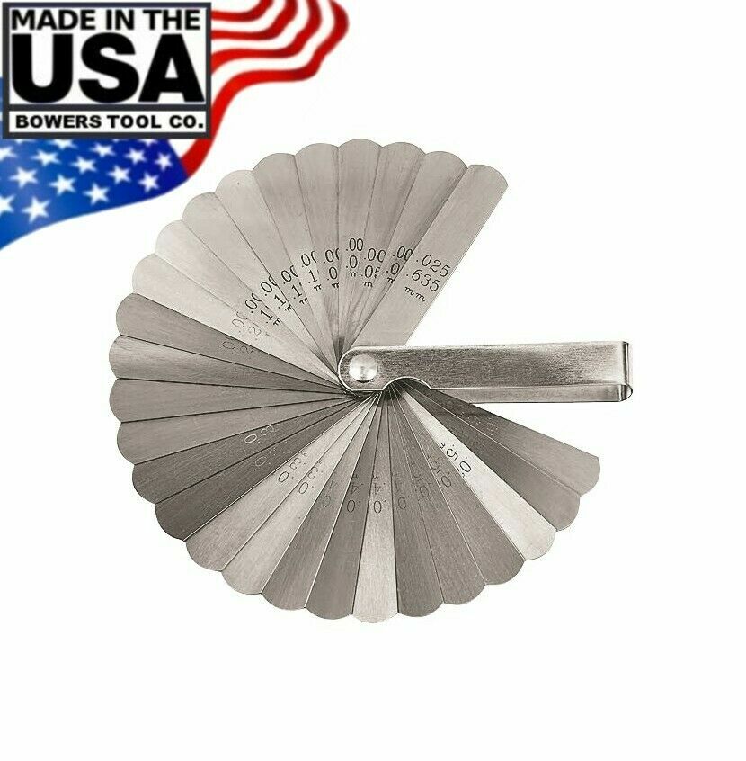 Lang Master Feeler Ignition Gauge 26 Leaf Blades .0015 to .035 MADE IN USA